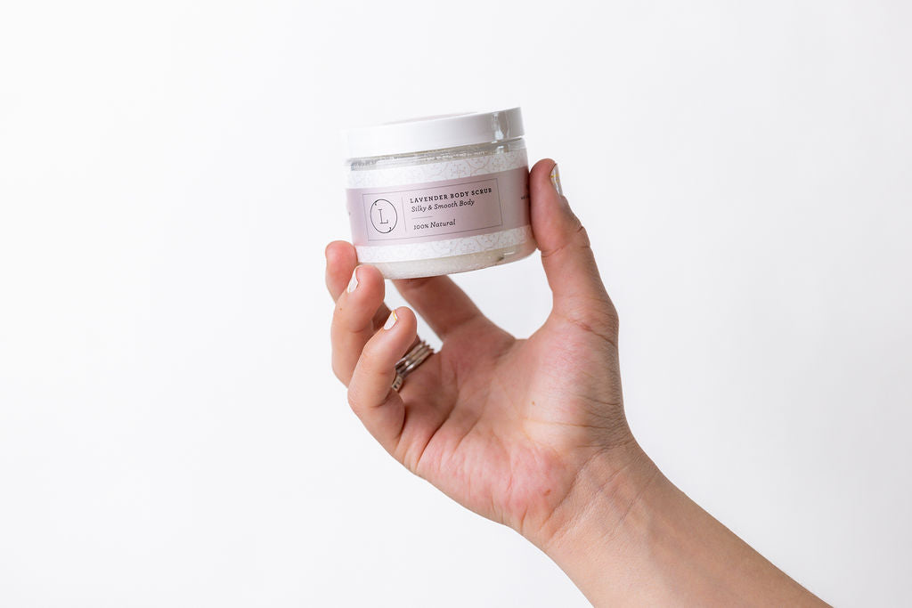 Lavender Body Scrub – Natural Exfoliating Salt Scrub